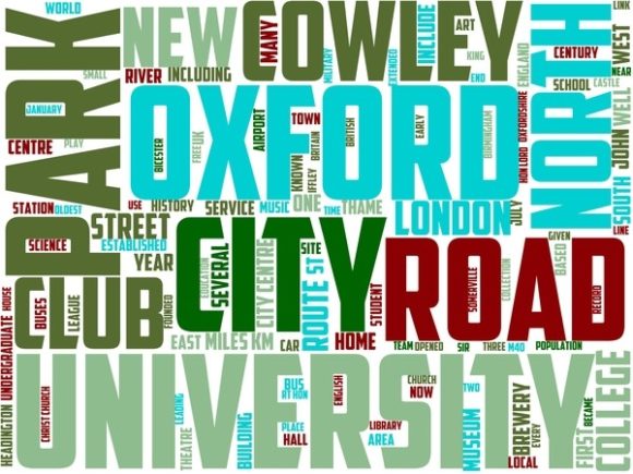 Oxford Wordart Tumbler: Creative Expression